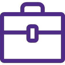 a briefcase icon